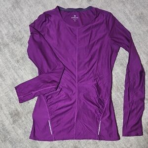Athleta Deep Purple Long Sleeve Top